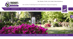 Desktop Screenshot of friedhofsgaertnerei-stueckert.de