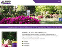 Tablet Screenshot of friedhofsgaertnerei-stueckert.de